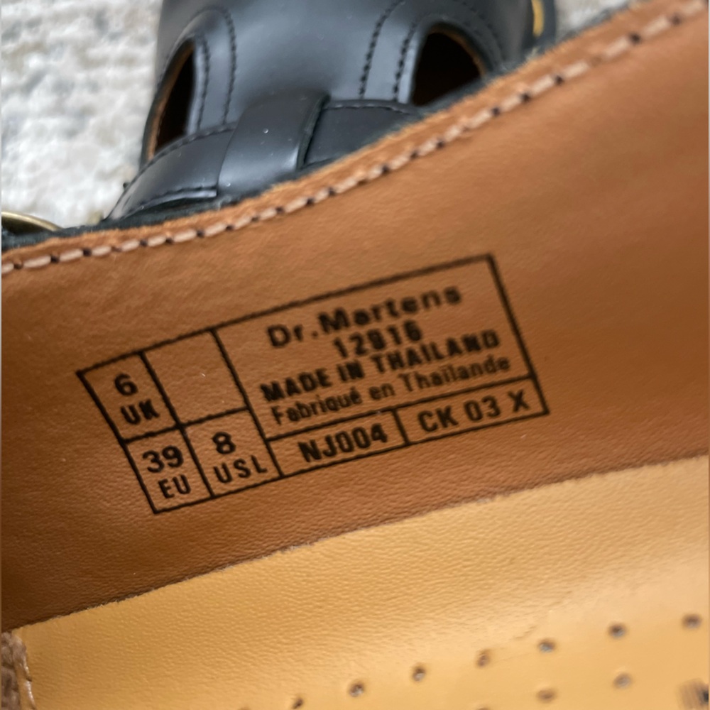 Dr Martens 8065 Mary Jane Size 8 Black Leather - Picture 5 of 9